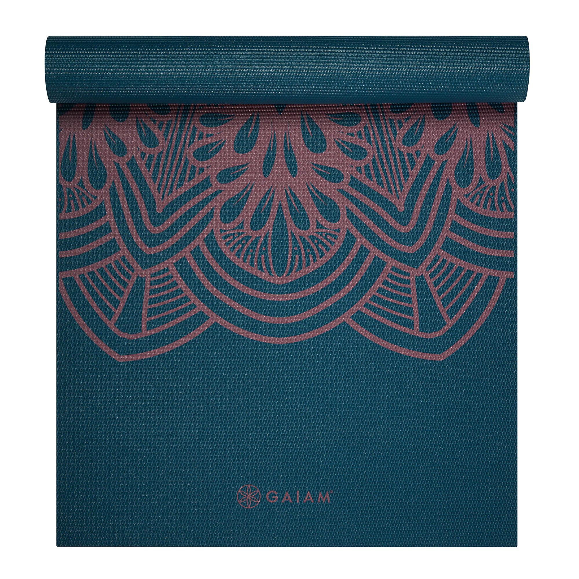 Mat de yoga Gaiam 6 mm importado de PVC - Image 4