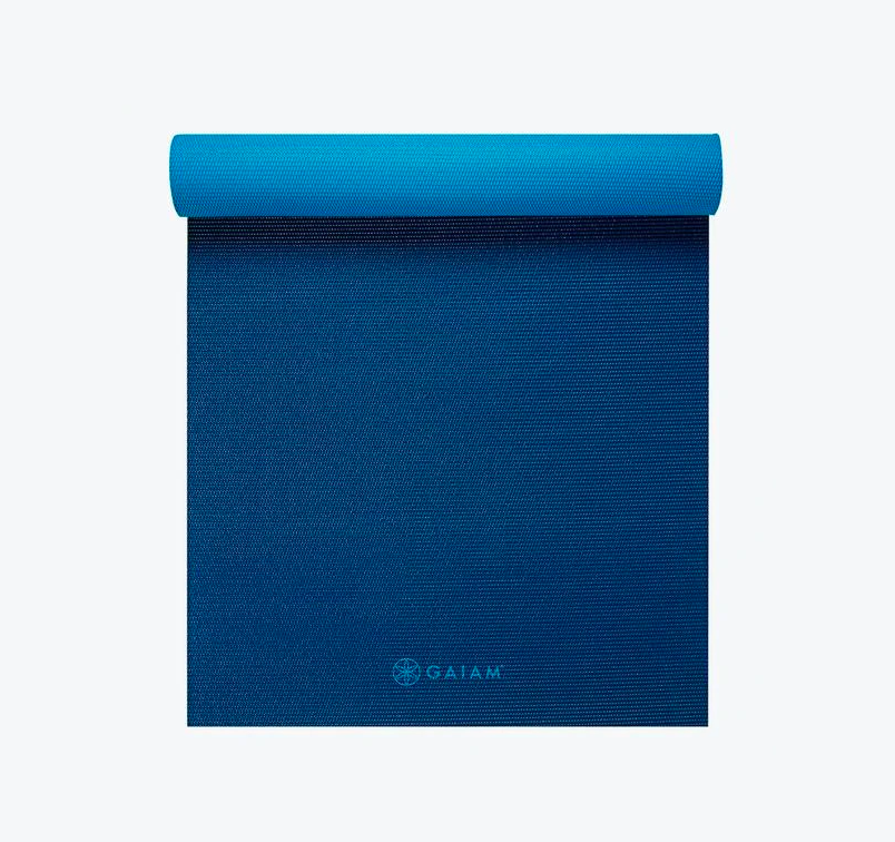 Mat de yoga Gaiam 6 mm importado de PVC - Image 22