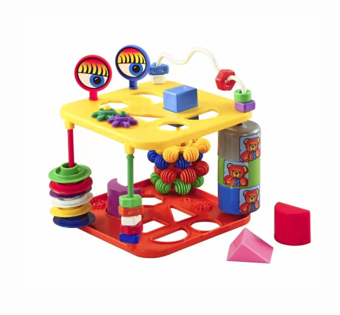 Centro de actividades juguete encastrable didáctico para bebes niños