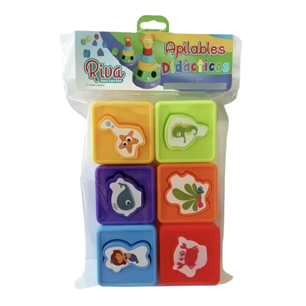 Cubos didácticos para niños bebes x6