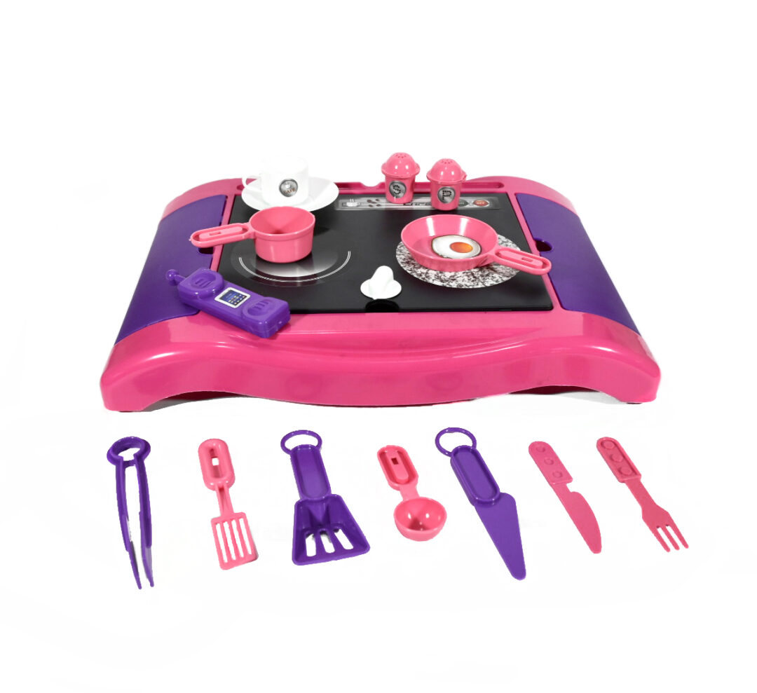 Juego de cocina cocinera a domicilio para niños