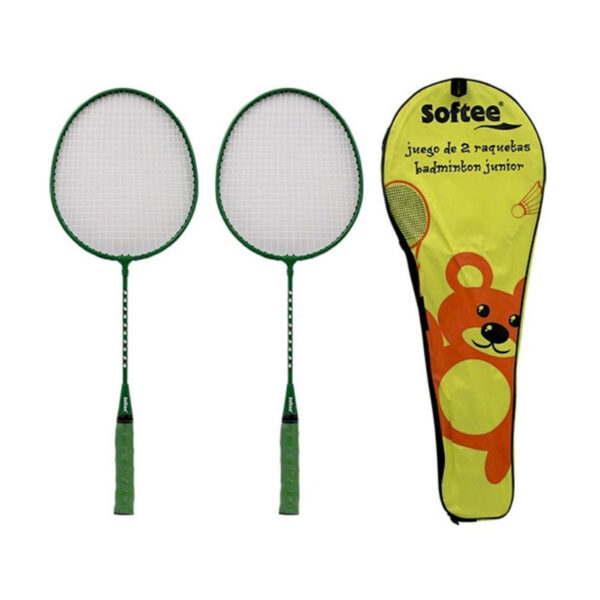 Set de badminton para niños Softee 2 raquetas + bolso