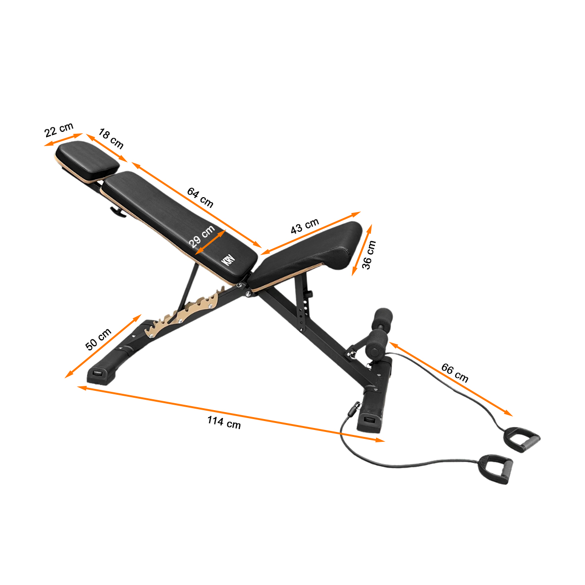 Banco multiangular inclinado para ejercicio gimnasio pesas - Image 12