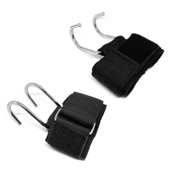 Ganchos de potencia para levantamiento dominadas