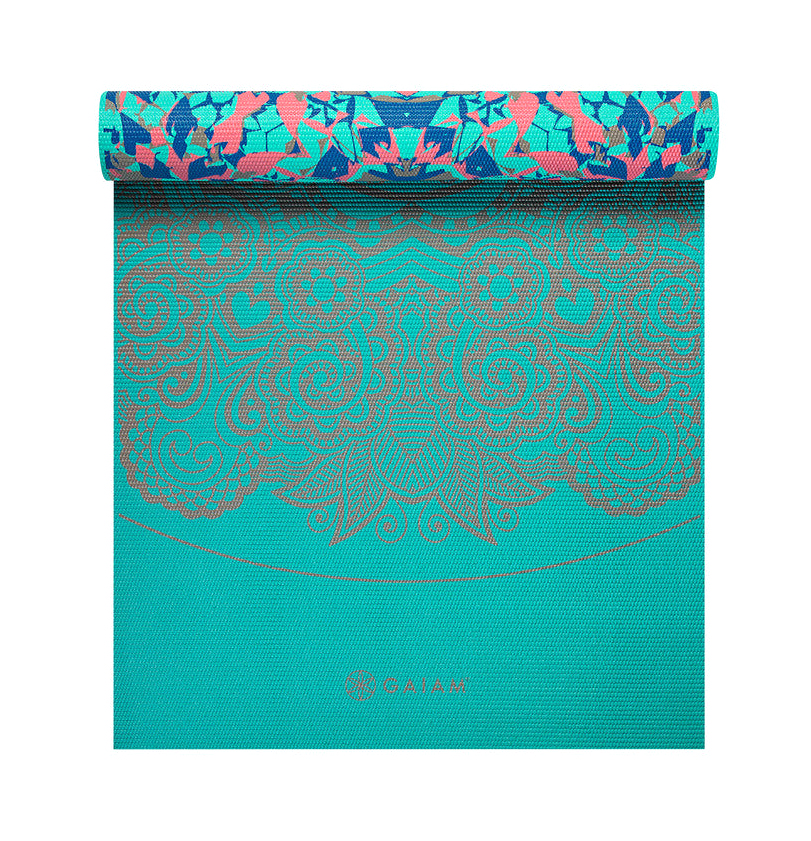 Mat de yoga Gaiam 6 mm importado de PVC - Image 7