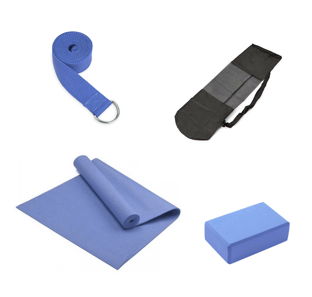 Kit de yoga - mat + cinto + ladrillo + bolso - Image 16
