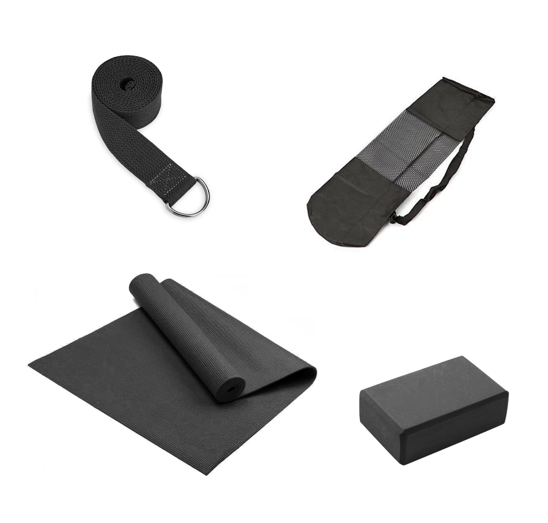 Kit de yoga - mat + cinto + ladrillo + bolso - Image 13