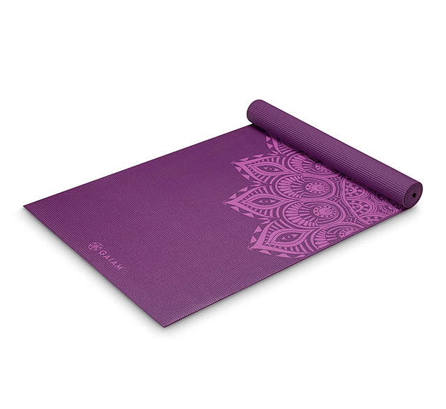 Mat de yoga Gaiam 6 mm importado de PVC - Image 11