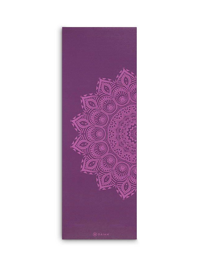 Mat de yoga Gaiam 6 mm importado de PVC - Image 12