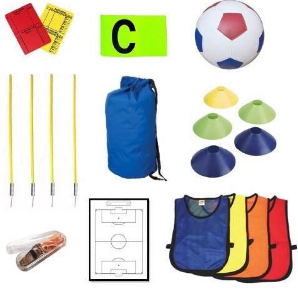 Set de entrenador futbol con bolso de regalo