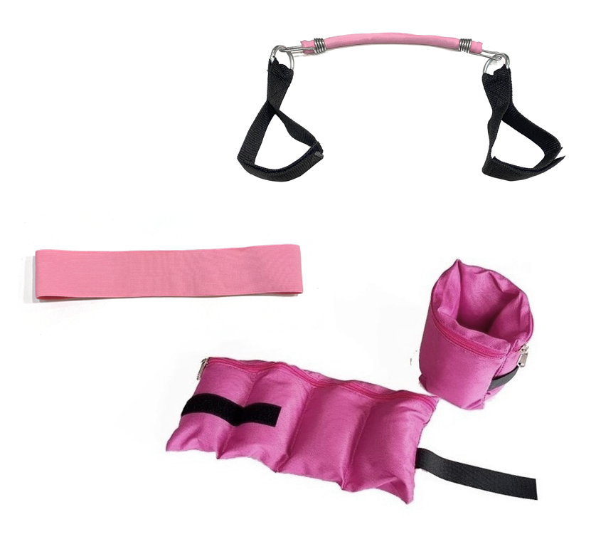 Kit piernas gluteos completo - tobilleras 1 kg + extensor de tobillos + banda circular - Image 2