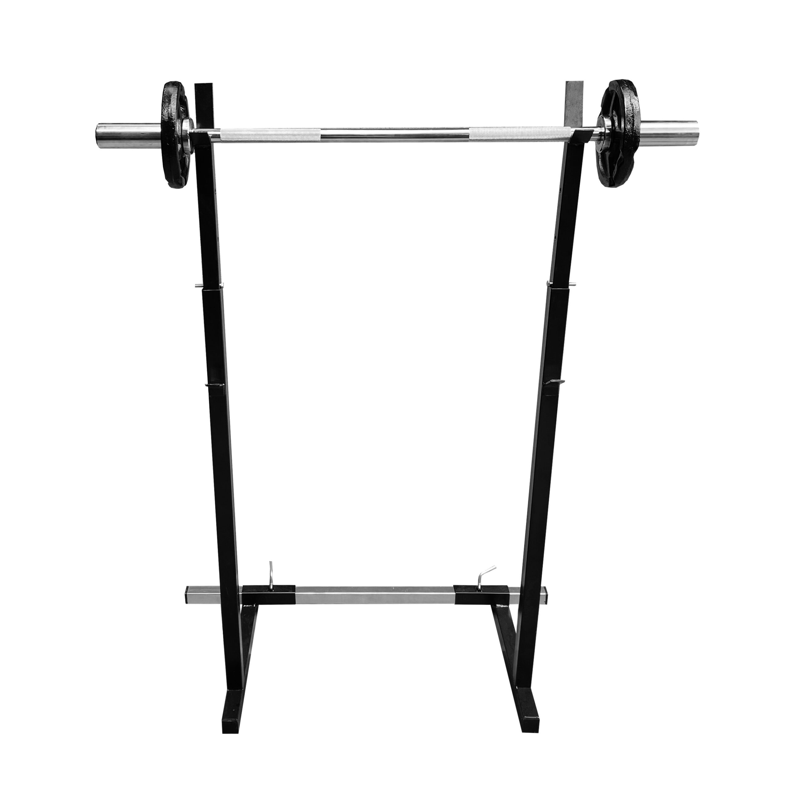 Soporte para sentadillas regulable sentadillero / rack apoya barra
