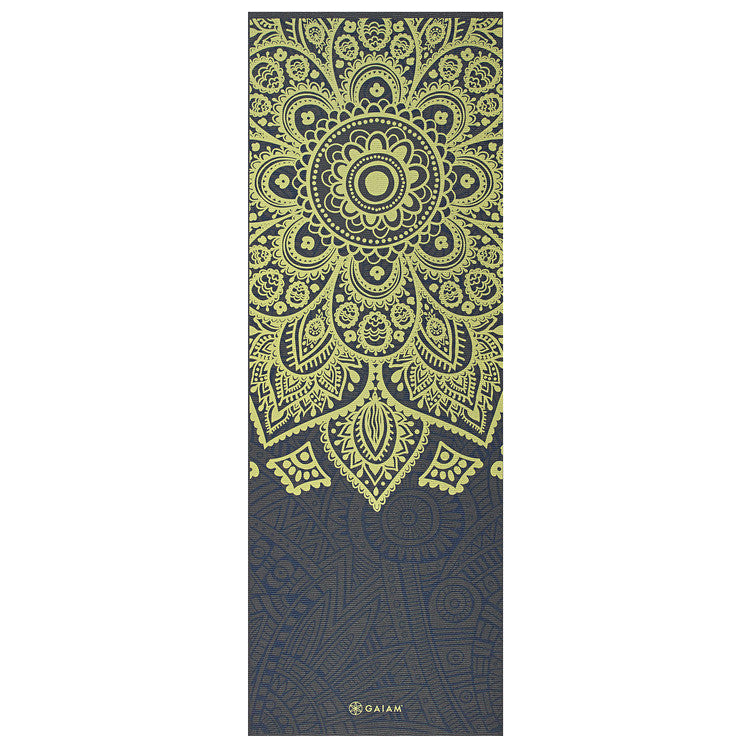 Mat de yoga Gaiam 6 mm importado de PVC - Image 15