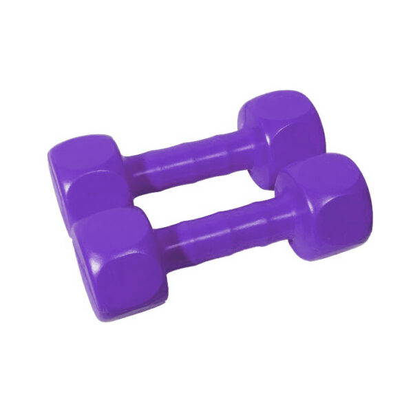 Par de pesas mancuernas 3 kg - Violeta