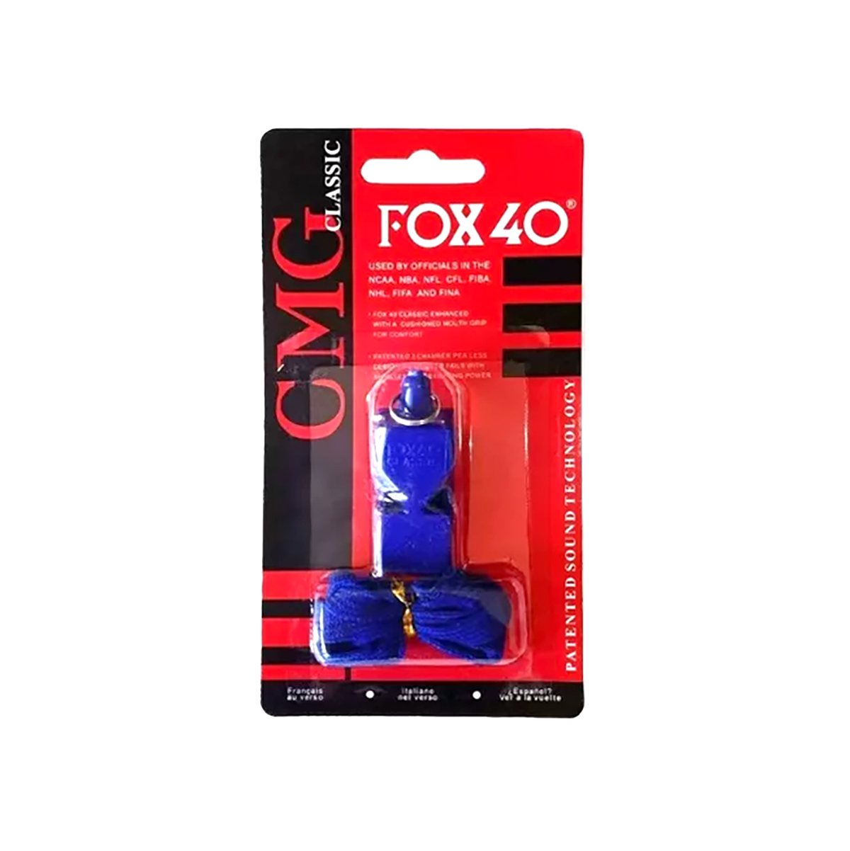Silbato importado CMG tipo Fox 40 en blister - Image 6