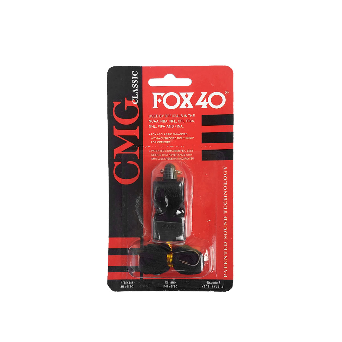 Silbato importado CMG tipo Fox 40 en blister - Image 2