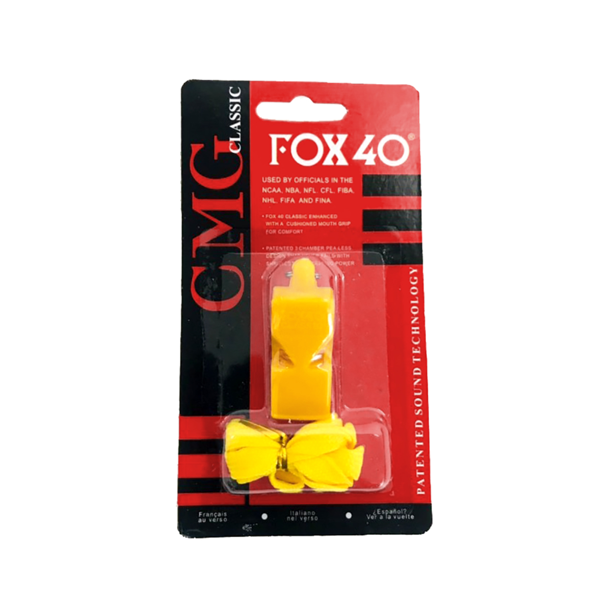 Silbato importado CMG tipo Fox 40 en blister - Image 8