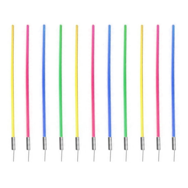 Set 10 bastones de dribbling coordinacion con punta de resorte