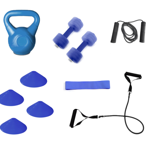 Set de entrenamiento HIIT rusa conos bandas