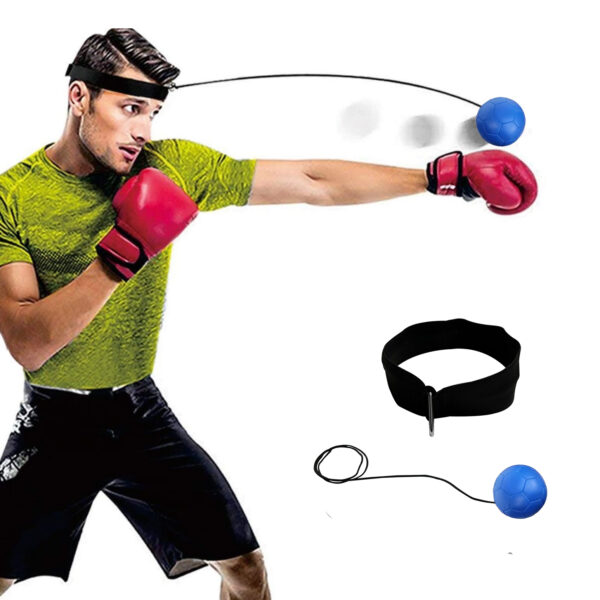 Vincha con pelota de coordinación reflejos para boxeo