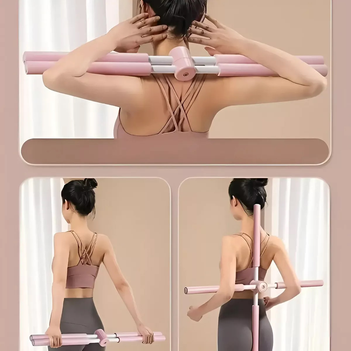 Baston barra pilates yoga corrector de postura - Image 3