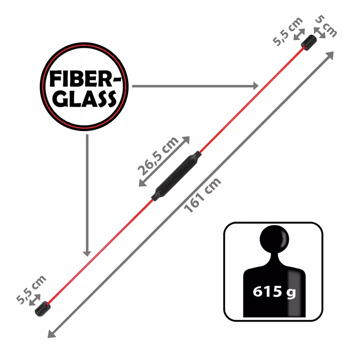 Flex Bar barra flexible para entrenamiento - Image 10