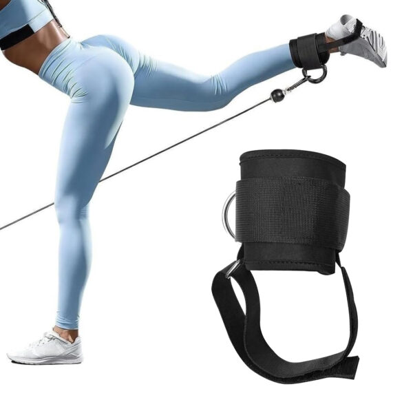 Tobillera para polea con agarre de talón