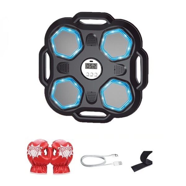 Máquina de boxeo musical con Bluetooth luz y sonido