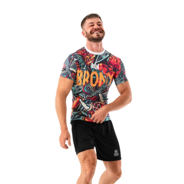 Rashguard BronxBoxing remera de compresión muscular deportiva hombre