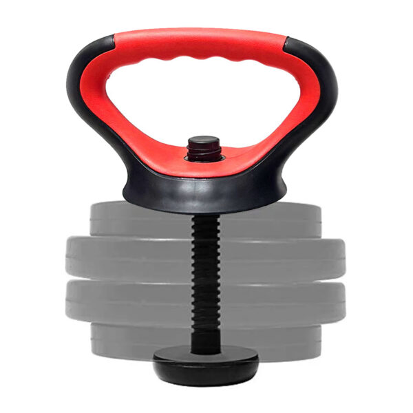Accesorio pesa rusa kettlebell grip mango para discos regulable