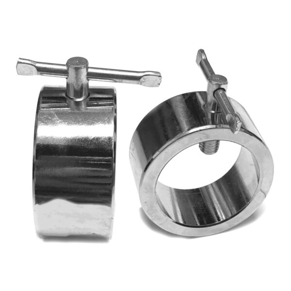 Par de topes olímpico metálico reforzado para barra 50 mm