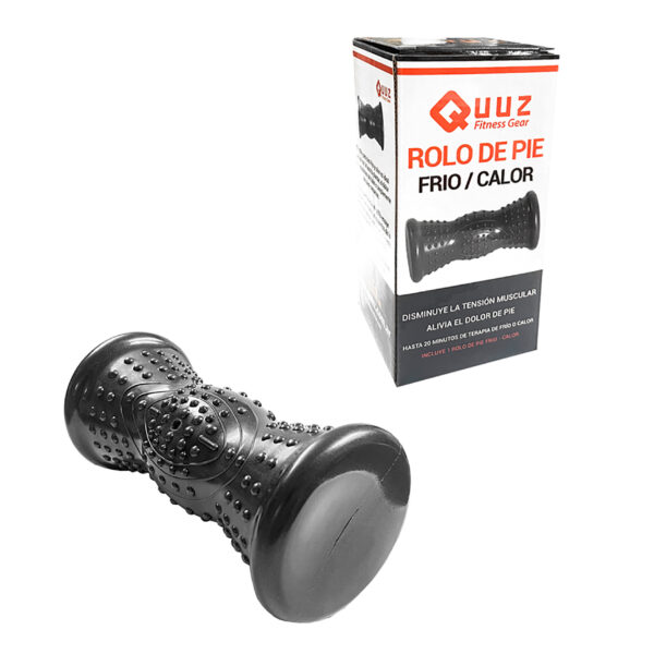 Rolo de pie rodillo texturado con gel frío calor para masajes fascitis plantar
