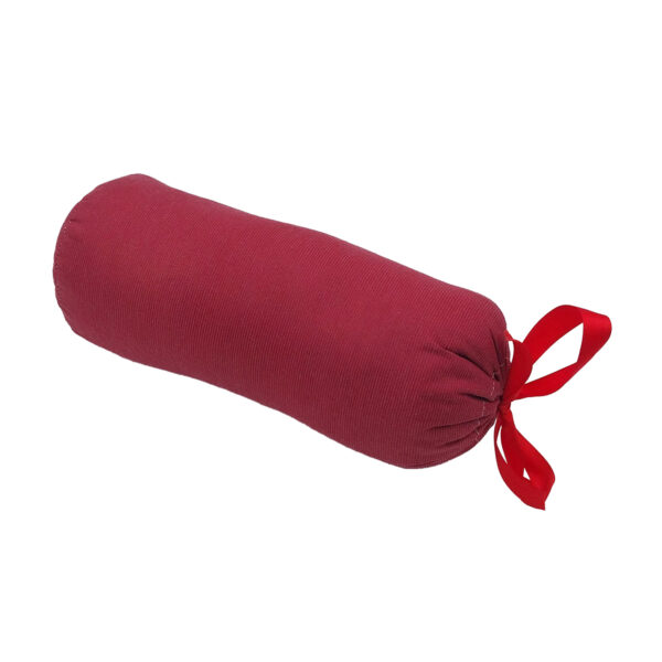 Mini bolster almohadon cilíndrico cervical nuquera para yoga