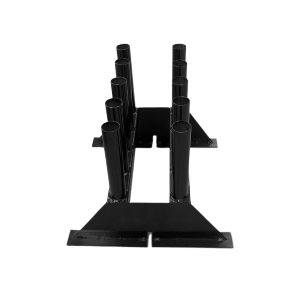 Soporte organizador rack para 10 barras olímpicas