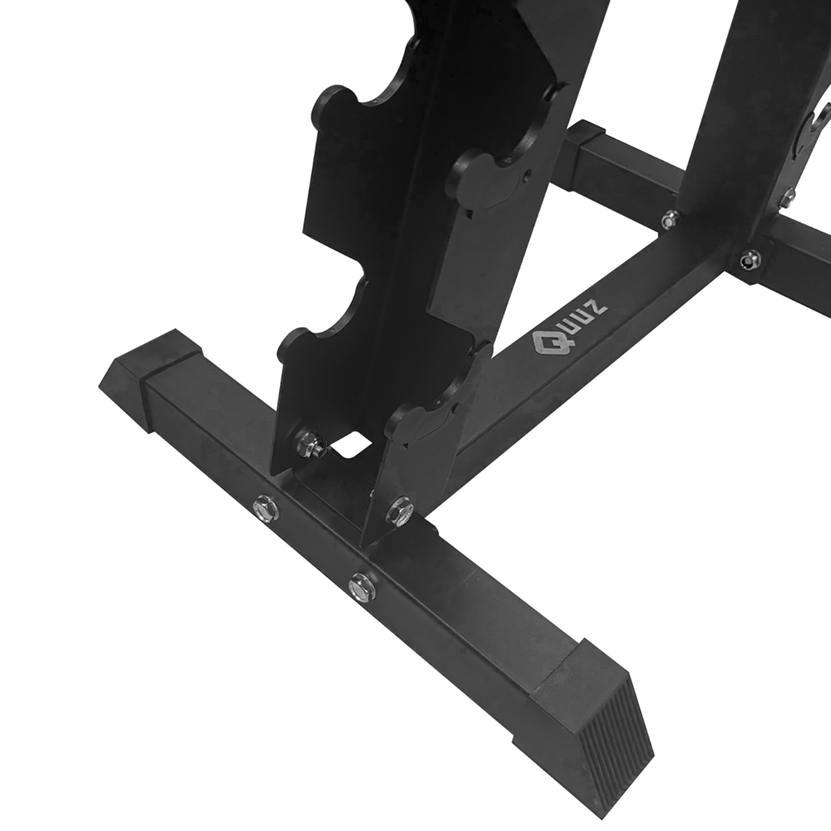 Par de mancuernas hexagonales de 1 a 10 kg + Rack vertical organizador pino - Image 5