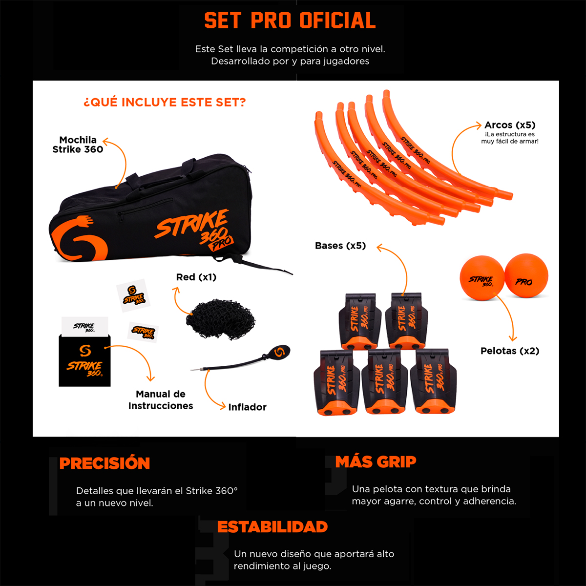 Set Pro Strike 360® juego oficial Panamericano - Image 2