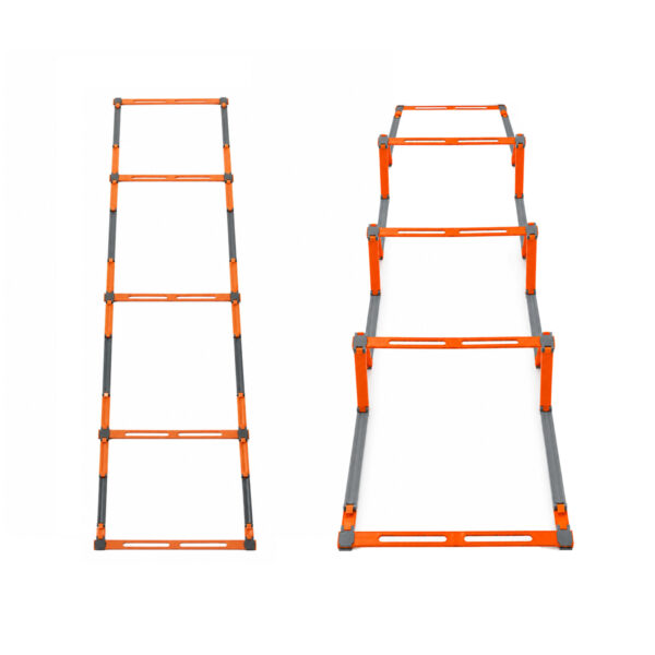 Escalera de coordinación y vallas de 15 cm 2 en 1 entrenamiento hockey