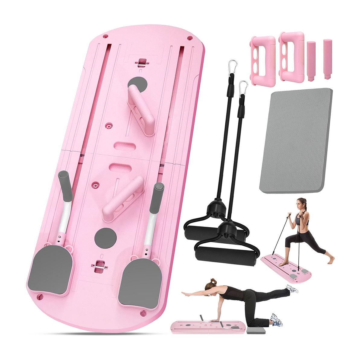 Tabla de Pilates Reformer plegable 8 en 1 entrenamiento en casa - Imagen 3