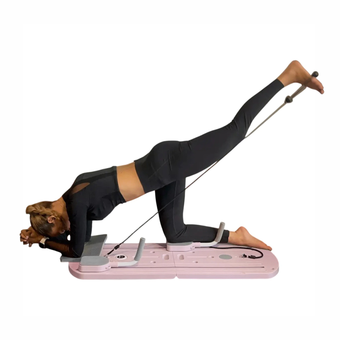 Tabla de Pilates Reformer plegable 8 en 1 entrenamiento en casa - Imagen 5