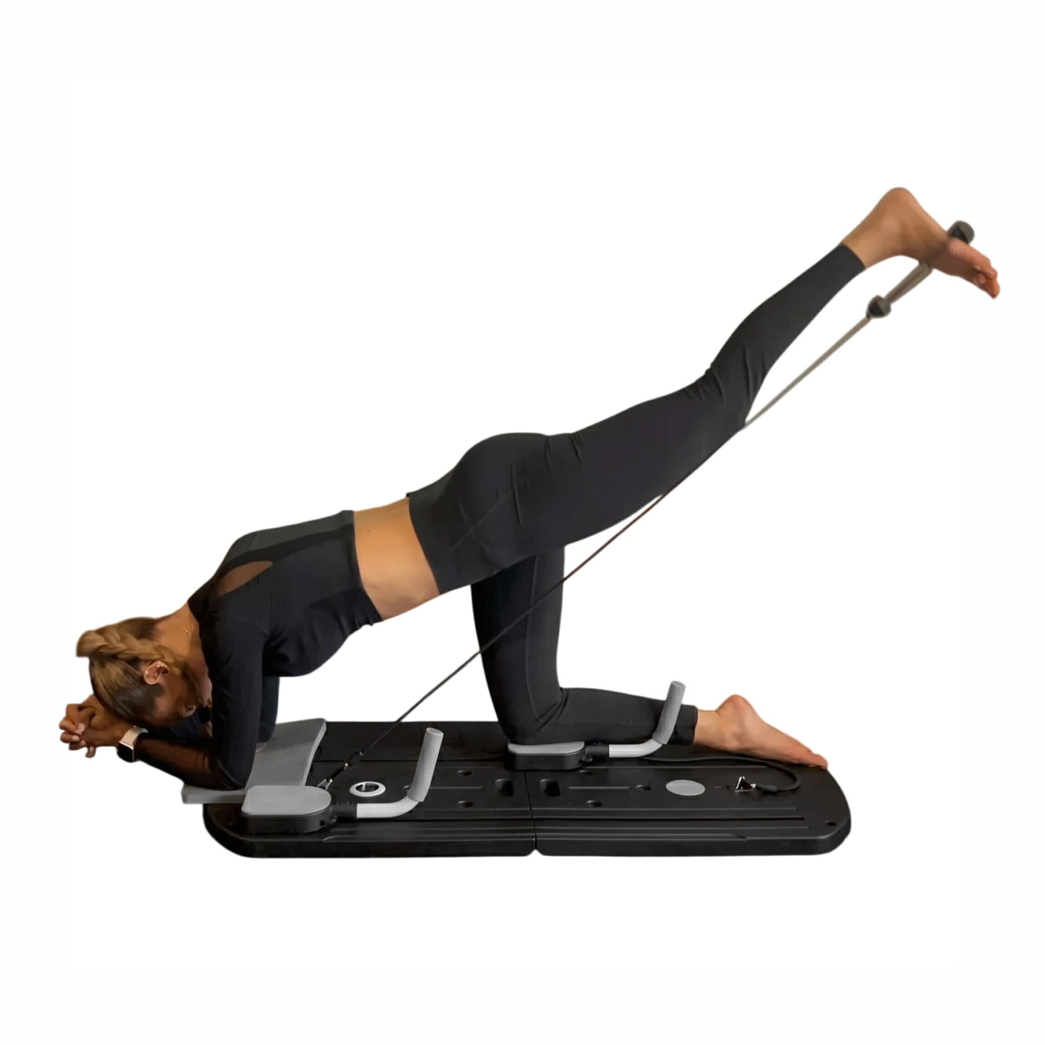Tabla de Pilates Reformer plegable 8 en 1 entrenamiento en casa - Imagen 2