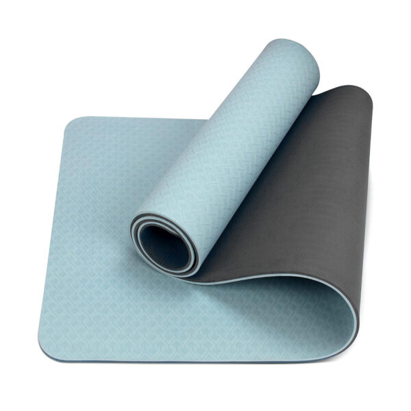 Mat colchoneta de yoga pilates ecológico TPE 6 mm reversible